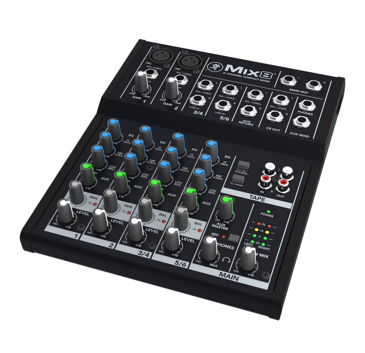 Mackie Mix8 8-Channel Compact Mixer