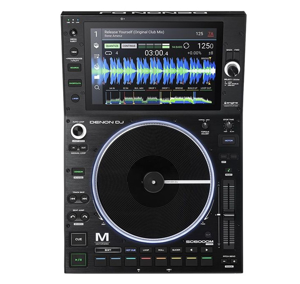 DISCONTINUED] Denon DJ SC6000M PRIME Pro Motorized DJ Media Player 