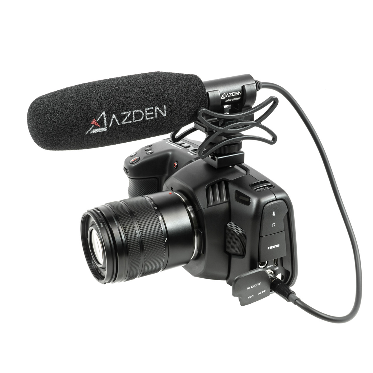 Azden SGM-250MX Compact Cine Shotgun Microphone with Mini-XLR