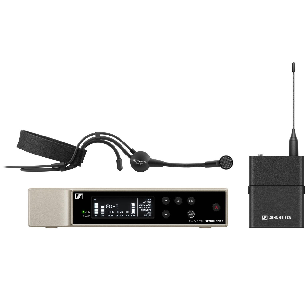 Sennheiser EW-D ME3 SET Digital Wireless Headworn Microphone System