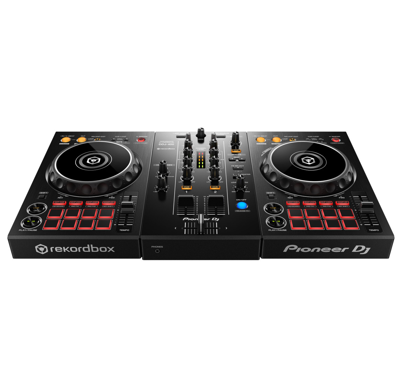 DISCONTINUED] Pioneer DJ DDJ-400 Compact Rekordbox DJ Controller 