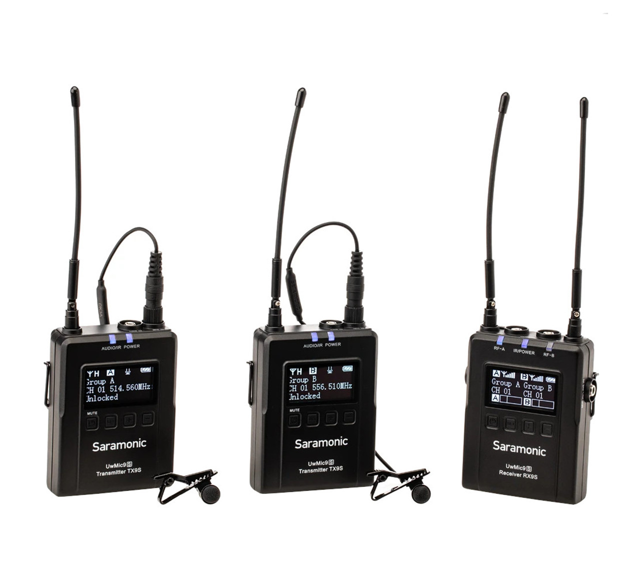 Saramonic UWMIC9S-KIT2 Advanced Dual Wireless Lavalier Microphone