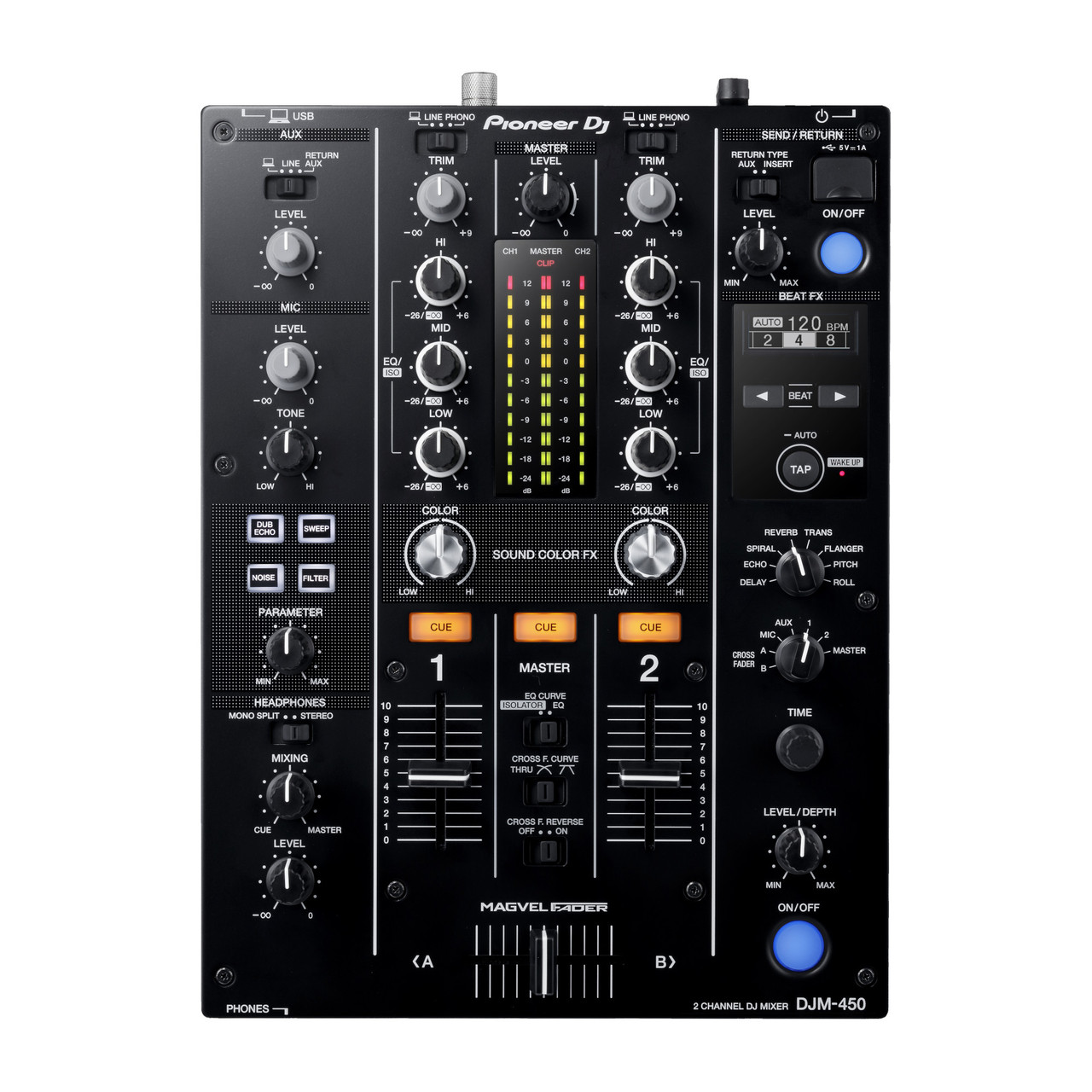 Pioneer DJ DJM-450 2-Channel DJ Mixer - Sound Productions