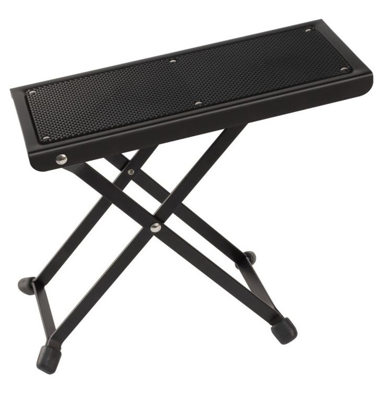 Metal Folding Guitar Footstool Rest Anti-Slip Stand Height