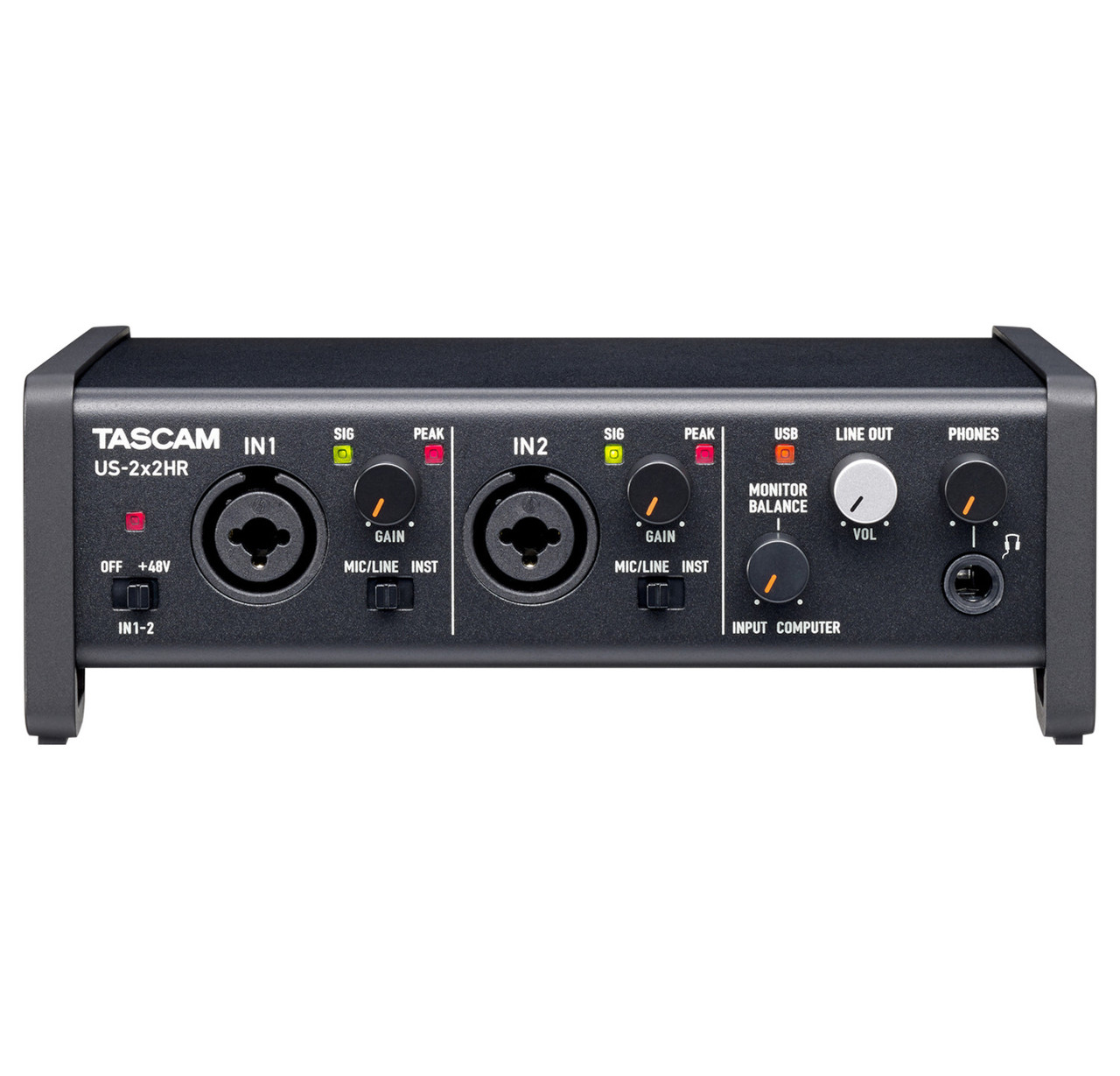 TASCAM US-2X2HR 2x2 USB Audio Interface - Sound Productions