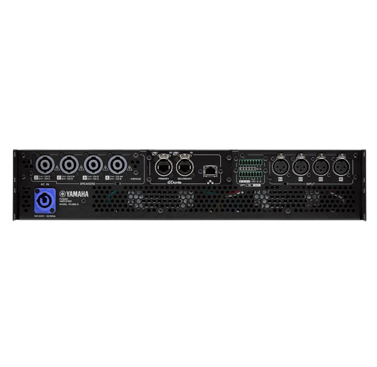 Yamaha PC406-D 4-Channel 600W Power Amplifier - Sound Productions