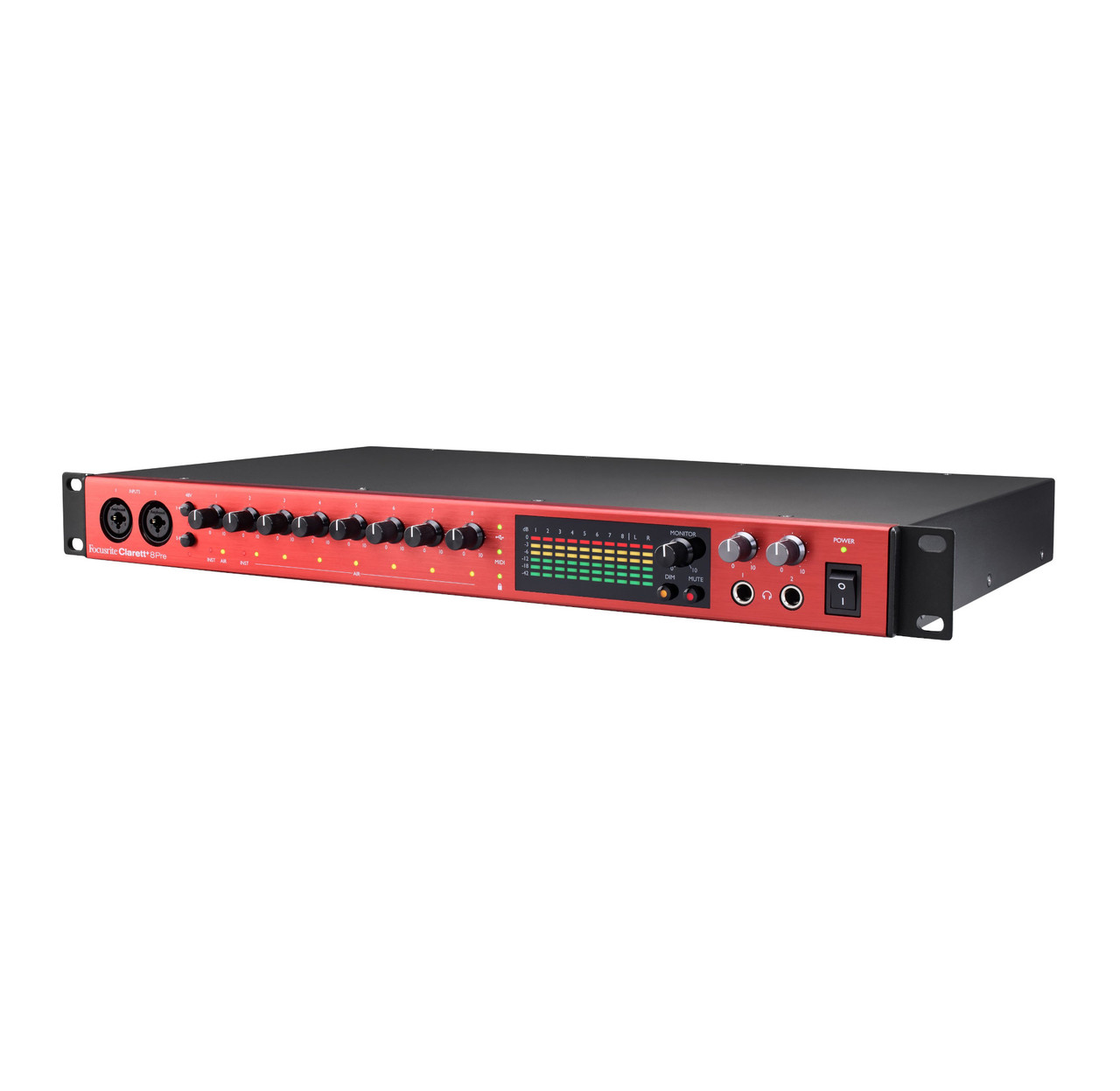 Focusrite Clarett+ 8Pre 18-In/20-Out Audio Interface