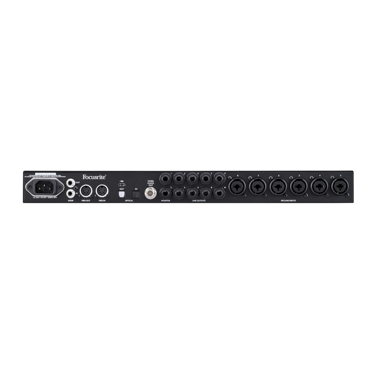 Focusrite Clarett+ 8Pre 18-In/20-Out Audio Interface