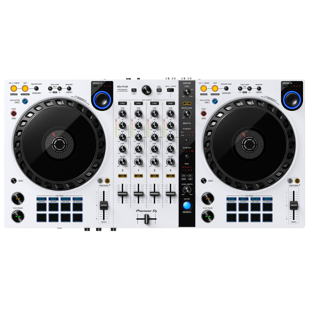 Pioneer DJ DDJ-FLX6-W 4-Channel DJ Controller - Sound Productions