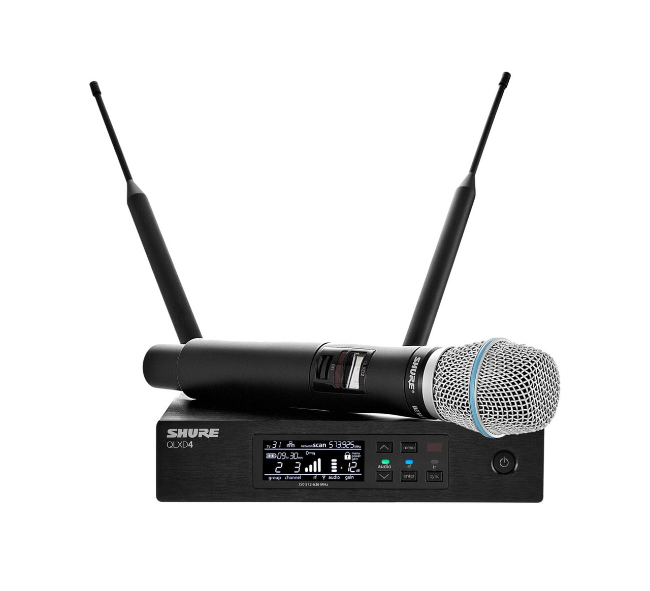 Shure QLXD24/B87A Digital Wireless Handheld Microphone System