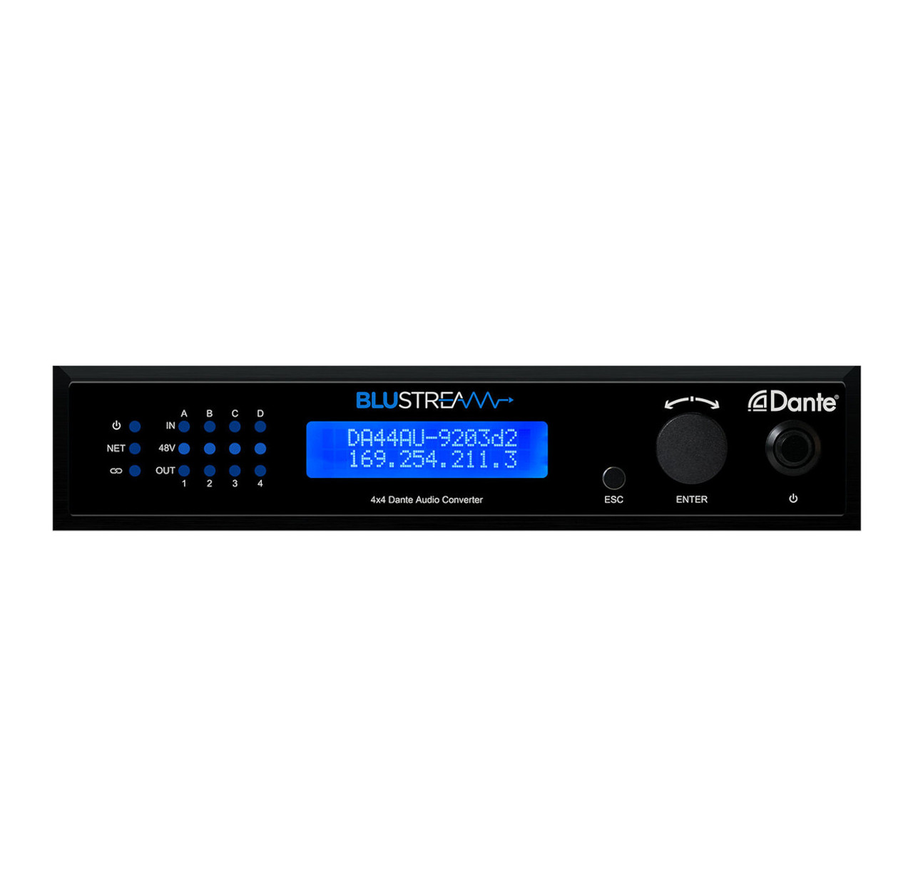 Blustream DA44AU 4x4 Dante Digital Audio Converter - Sound Productions