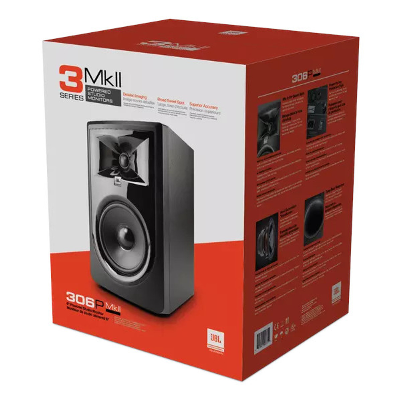 jbl professional 306p mkii studio monitor