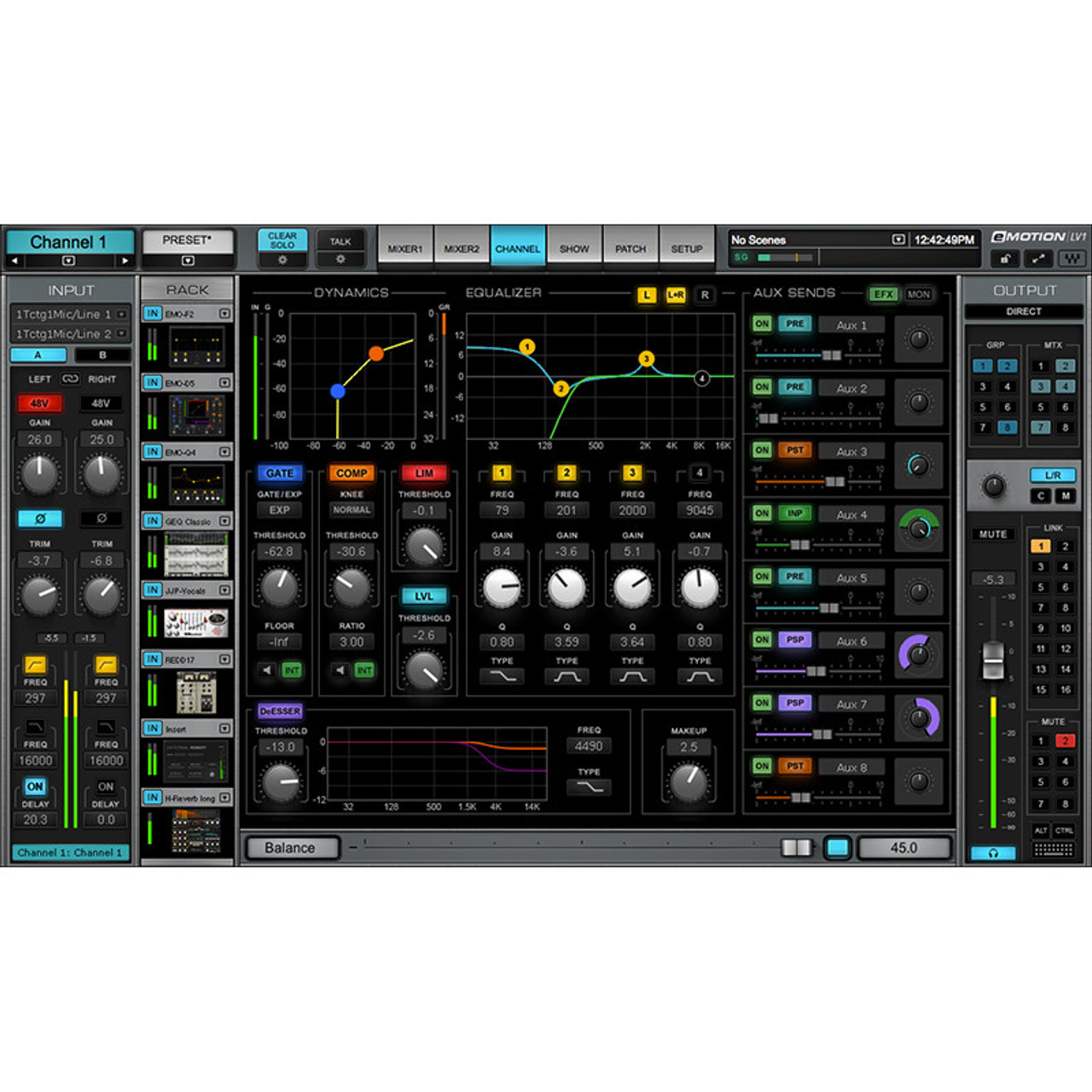 eMotion LV1 Live Mixer - Waves Audio