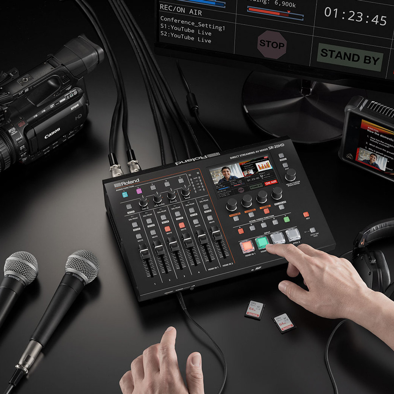 Roland SR-20HD Direct Streaming AV Mixer