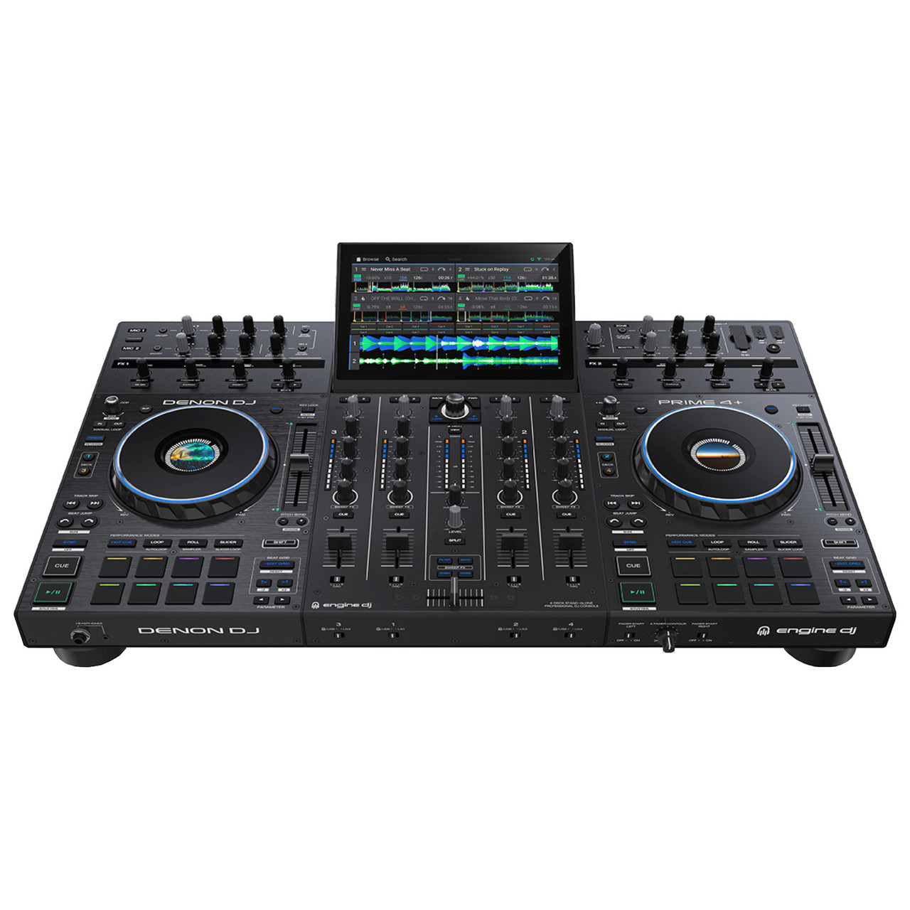 Denon DJ PRIME 4+ 4-Deck Standalone DJ Controller - Sound Productions