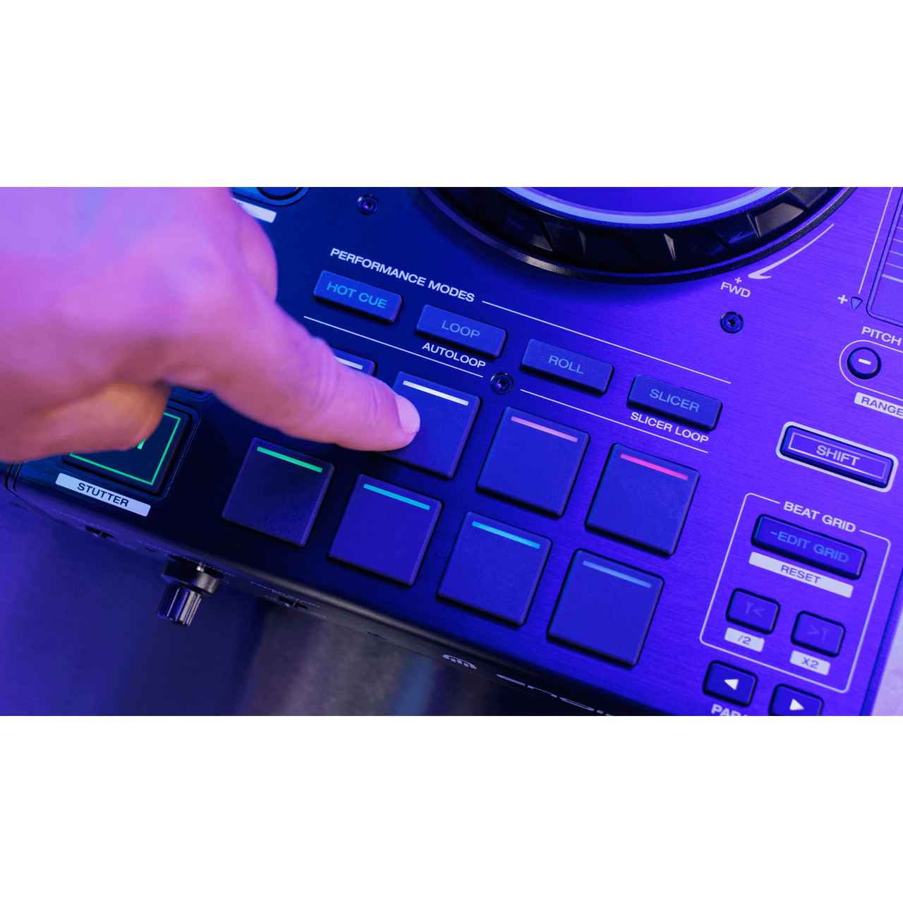 Denon DJ PRIME 4+ 4-Deck Standalone DJ Controller with  Music