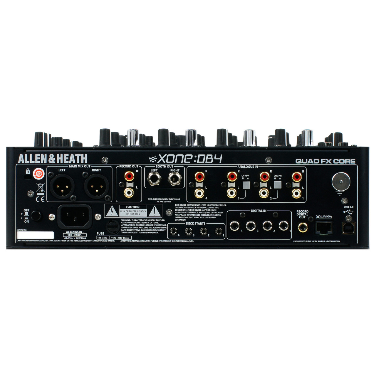 DISCONTINUED] Allen & Heath XONE:DB4 Digital DJ FX Mixer - Sound 