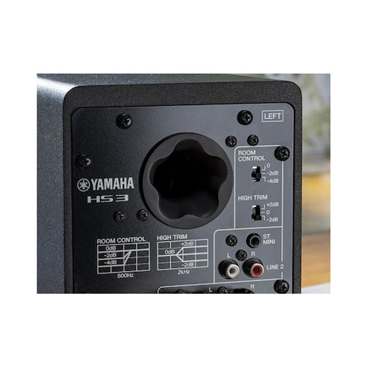  Yamaha HS5 W 5-Inch Powered Studio Monitor Speaker, White :  Musical Instruments