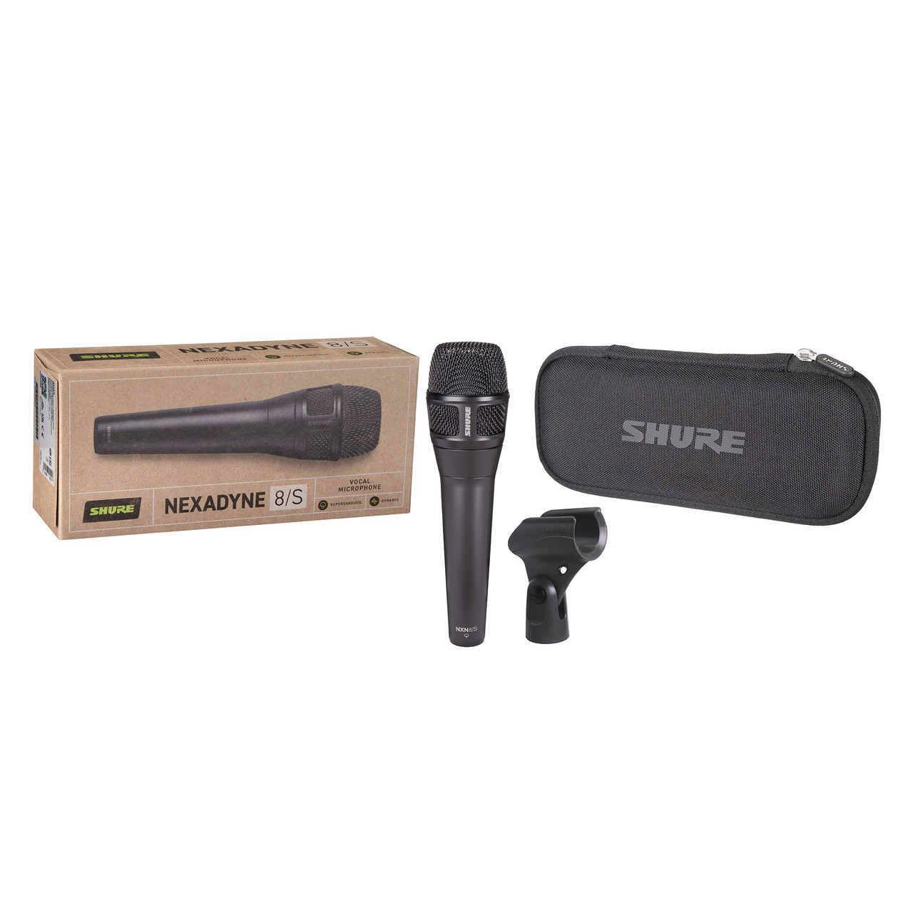 Shure Nexadyne 8/S Supercardioid Dynamic Vocal Microphone - Sound 