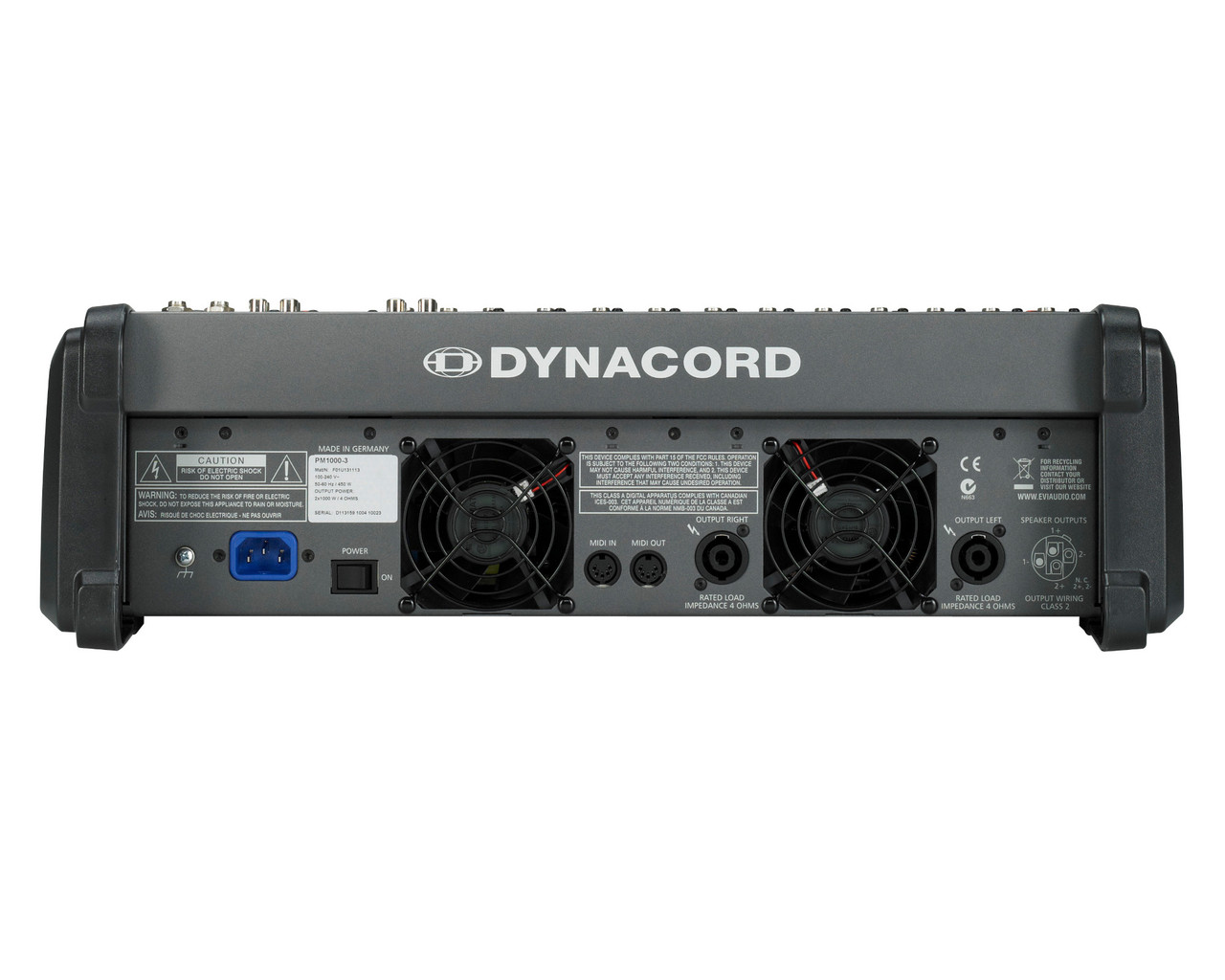 Dynacord Powermate 1000 3 10 Channel Powered Mixer Sound Productions
