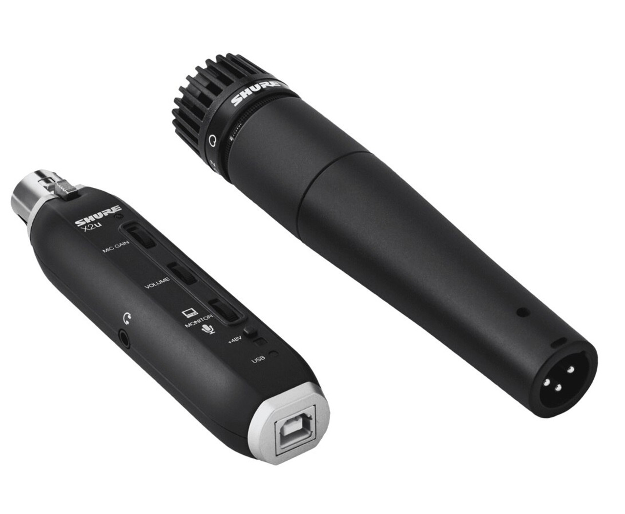 Shure SM57-X2U Microphone Dynamic Instrument Cardioid with USB
