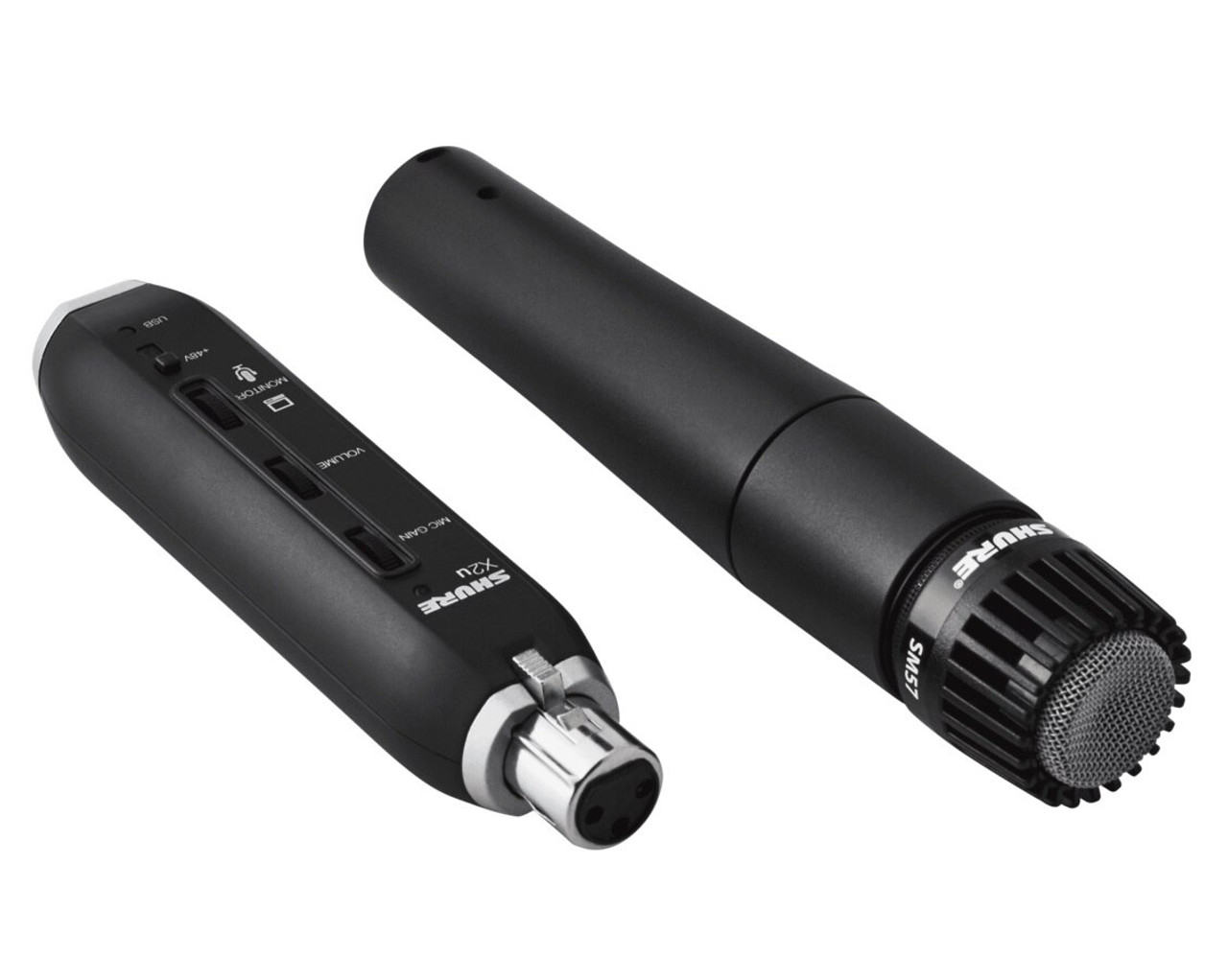 Shure SM57-X2U USB Digital Dynamic Microphone Bundle