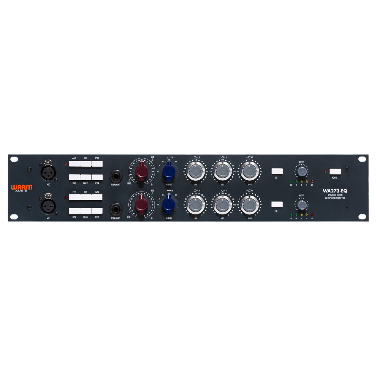 Warm Audio WA273-EQ Dual Channel British Mic Pre + EQ - Sound Productions