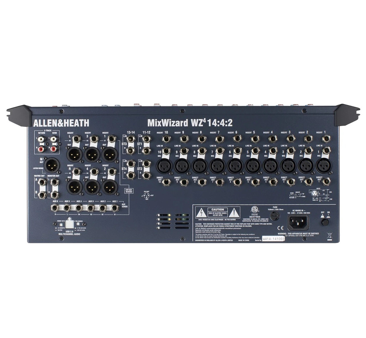 Allen & Heath MixWizard WZ4 14:4:2 All Purpose Mixer - Sound