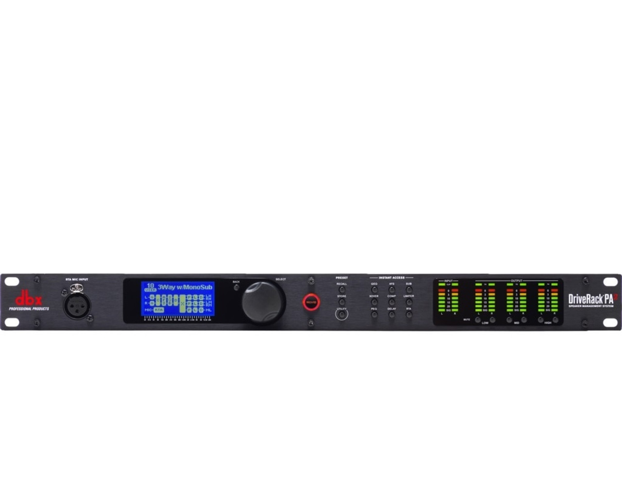 dbx DriveRack PA2 Speaker Management System - Sound Productions