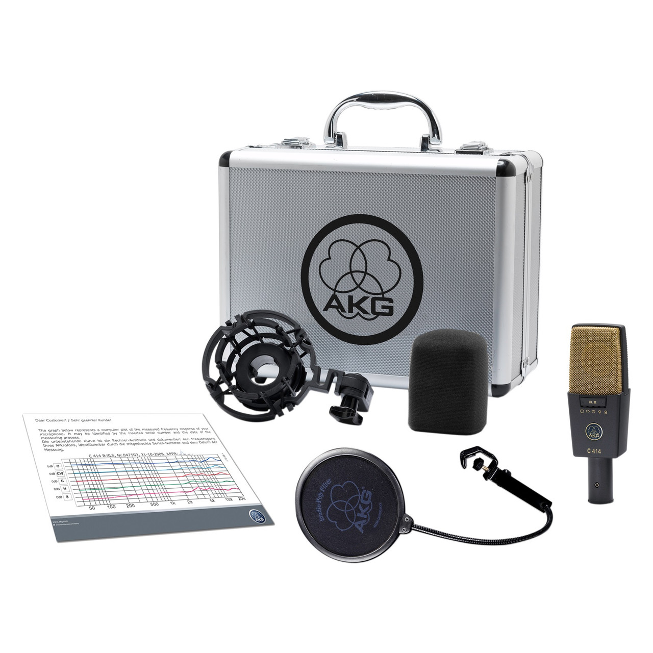 AKG C414 XLII Large Diaphragm Condenser Microphone - Sound