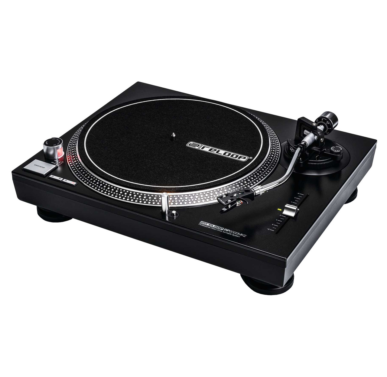 Reloop RP-2000 MK2 Quartz-Driven DJ Turntable with Direct Drive