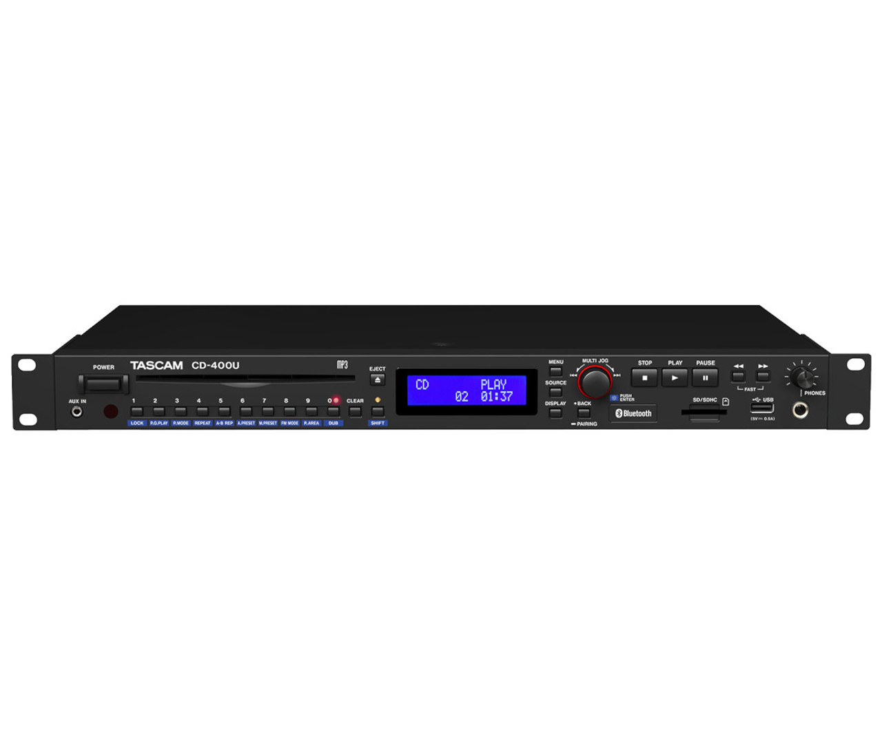 Havoc Parelachtig Wonen Tascam CD-400U CD/SD/USB Player with Bluetooth Receiver - Sound Productions