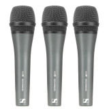 Sennheiser e 835 Cardioid Dynamic Microphone - 3-pack