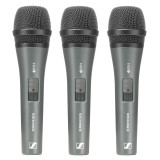 Sennheiser e 835 Cardioid Dynamic Microphone with Switch - 3 pack