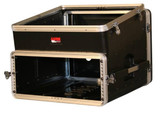 Gator GRC-10X4 ATA Molded PE Slant Top Console Rack open