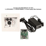 AtlasIED WTSD-MIX31K 3x1 Mic/Line/Aux/Bluetooth Analog Mixer components