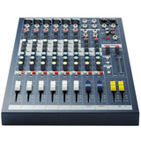 Soundcraft EPM6 6+2 Channel Analog Mixer Top Angle