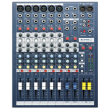 Soundcraft EPM6 6+2 Channel Analog Mixer Top View