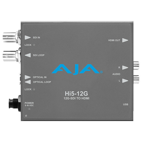AJA Hi5-12G-R 12G-SDI to HDMI 2.0 Converter