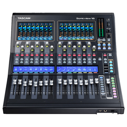 TASCAM Sonicview 16XP 32-Track Live Sound Digital Mixer top