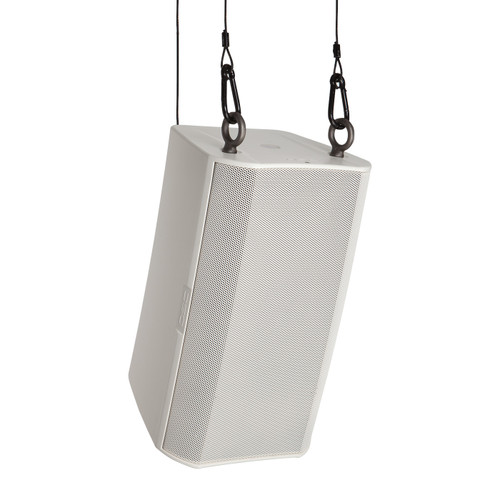 QSC AD-S8T Surface Mount Speaker, white, hanging