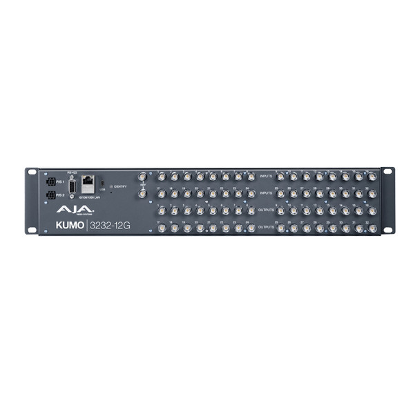 AJA KUMO 3232-12G Compact 32x32 12G-SDI Router - Sound 