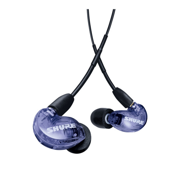 Shure SE215 Pro Purple Sound Isolating Earphones - Sound Productions