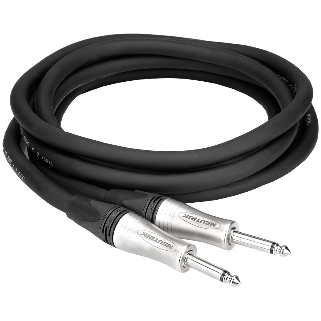 Hosa Edge Neutrik 1/4 TS to Same Speaker Cable - Sound