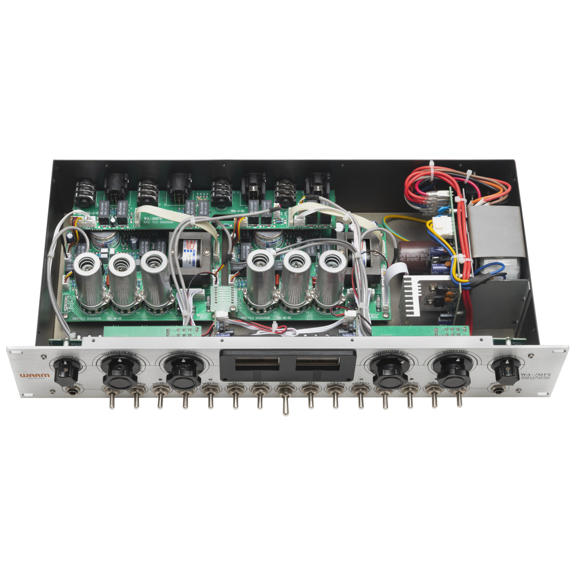 Warm Audio WA-2MPX Dual-Channel Tube Mic Preamp interior Warm Audio WA-2MPX Dual-Channel Tube Mic Preamp interior