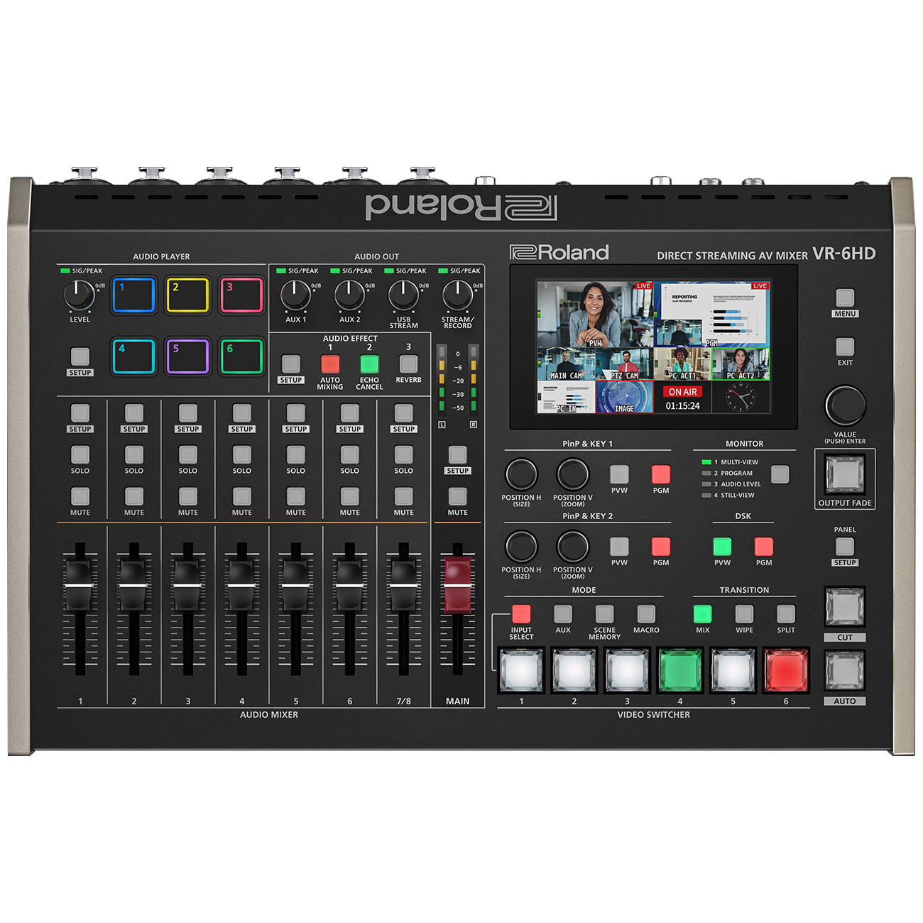 Roland VR-6HD Direct Streaming AV Mixer - Sound Productions