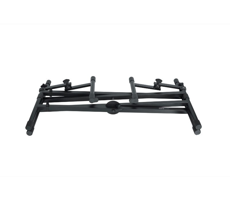 Gator Frameworks GFW-KEY-5100X Deluxe 2 Tier X Style Keyboard Stand folded Gator Frameworks GFW-KEY-5100X Deluxe 2 Tier X Style Keyboard Stand folded