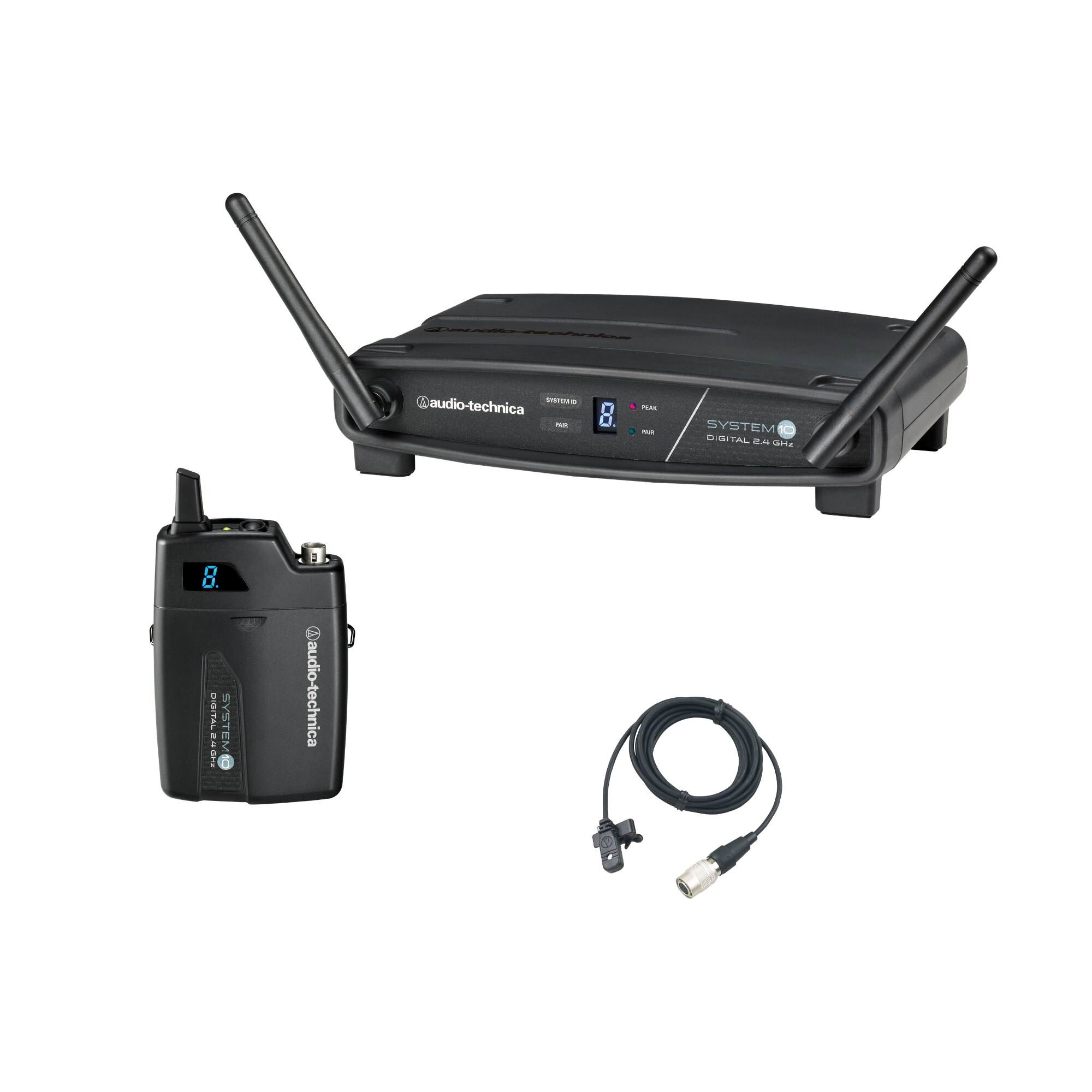 audio-technica ATW-1701 ATW-T1001J ② System 10 Digital Camera-Mount Wireless Lavalier Microphone
