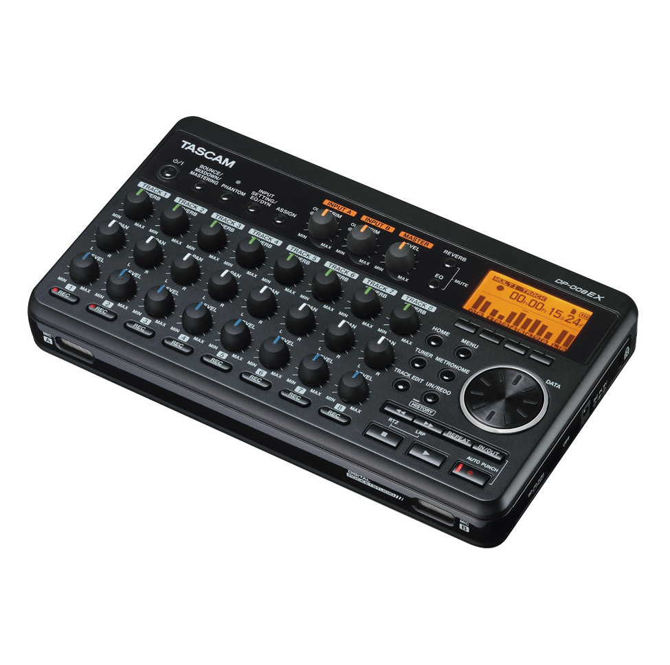 TASCAM DP-008EX 8-Track Digital Pocketstudio - Sound Productions