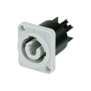 Neutrik NAC3MPB-1 AC Power Connector, Grey